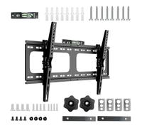 unho Universal TV Wall Bracket for 30-86 Inch TVs, Tilting TV Wall Mount with 15° Adjustment, Slim TV Bracket 75mm from Wall, Max VESA 800x400, Max Loading 60 kg