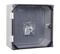 UNI-0/T PLASTIC ENCLOSURE NT 300X300X160 IP65 SMOKE DOOR 43.00