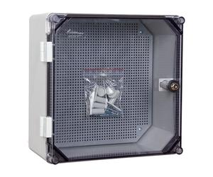 UNI-0/T PLASTIC ENCLOSURE NT 300X300X160 IP65 SMOKE DOOR 43.00