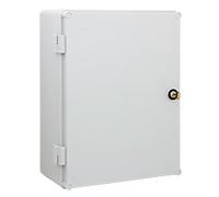 UNI-1 PLASTIC ENCLOSURE NT 400X300X160 DOOR FULL WITH PANEL 43.1