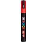Uni-Ball 152736000 Posca PC-5M Medium Bullet Tip Marker - Red
