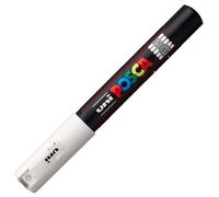 uni-ball 17756000 Posca Extra Fine Tip Marker - White PC-1M Single Marker
