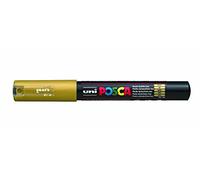 Uni-Ball 17905000 Posca Extra Fine Bullet Tip Marker - Gold