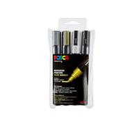 uni-ball 182504 - Posca Marker with Medium Fine Bullet Tip, Set of 4