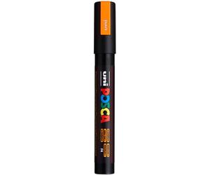 Uni-Ball 182576 - POSCA markeerstift met medium fijne ronde punt, neon oranje