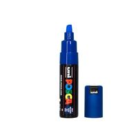 Uni-Ball 186351 - POSCA marker met extra brede rechthoekige punt, donkerblauw