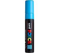 Uni-Ball 186353 - POSCA marker met extra brede rechthoekige punt, lichtblauw