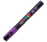 Uni-ball 186534 Posca Fine Round Tip Purple Felt Pen 6 Units
