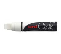 uni-ball 186601 - - UNI Chalk PWE 17 K with Chisel Tip - White