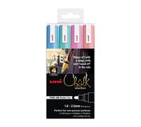 Uni-ball 2.5mm Tip PWE-5M Chalk Marker Metallic (Pack of 4)