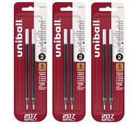 Uni-Ball 207 Impact Stick Pen Refills (Non-Retractable), 1.0mm Bold Point, Black Ink, 6 Pack
