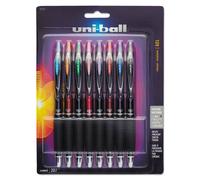uni-ball 40110 Signo Gel 207 Roller Ball Retractable Gel Pen Assorted Ink Medium 8/Set