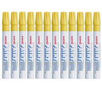 Uni Paint Marker Medium Bullet Tip Yellow PK12