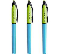 uni-ball Air - 0.5mm Rollerball - Sky Blue Barrel - Black Ink - Pack of 3 - UBA-188E-M