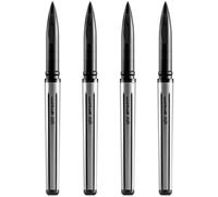 uni-ball AIR - 0.7mm Medium Rollerball - 4 Pack - Black - UBA-188-L