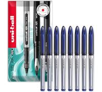 uni-ball AIR - 0.7mm Medium Rollerball - UBA-188-L - In Envelope Gift Packaging - Blue Ink - Pack of 8