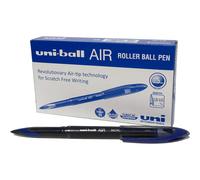 uni-ball Air, Blue Liquid Ink Rollerball Pens, Micro Nib (Pack of 12)