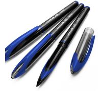 Uni-Ball AIR Micro - 0.5mm Fine Rollerball - Pack of 3 - Blue - UBA-188-M