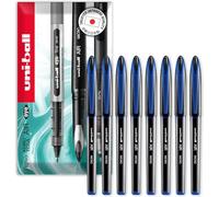uni-ball AIR Micro - 0.5mm Fine Rollerball - UBA-188-M - In Envelope Gift Packaging - Blue Ink - Pack of 8