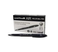 uni-ball - Air, Micro Nib, Black Liquid Ink Rollerball Pens (12pc Set) - Smooth, Comfortable, Long Lasting, Japanese Quality, for School, Work,