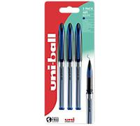 uni-ball Air UBA-188L Rollerball Pen 0.4 mm Blue Pack of 3