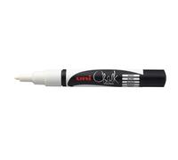 uni-ball - Chalk Marker PWE-3MS, Fine Bullet Tip, White