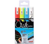 uni-ball Chalk Marker PWE-5M Assorted Pack of 4