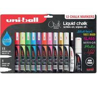 Uni-ball Chalk Paint Marker Assorted Selection Set of 12