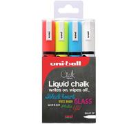 Uni-Ball ChalkGlass PWE-5M Metallic 4 pc(s)
