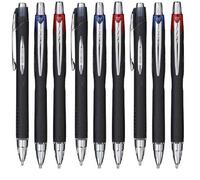 Uni Ball Colour Pack Jetstream Retractable Broad Rollerball Pen 1mm Nib Tip Waterproof Lightproof Fast Drying Pigment Ink SXN-210 (3 Of Each Colour