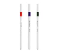 uni Emott Felt Tip Pens. Water Resistant, Non-Bleed and Fade-Proof Ink for Colouring, Art, Drawing, Writing, Journaling. Fineliner Tip Coloured Pens for Adults, Children, School Stationery. Pack of 3