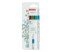 Uni-Ball EMOTT Marker Set TROPICAL COLORS 5 units