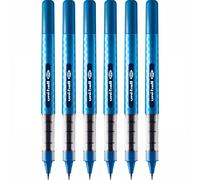 Uni-ball Eye Designer Rollerball Pen UB-157D - Pack of 6 - Blue Ink