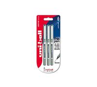 uni-ball Eye Fine Rollerball Pen - Blue (Pack of 3)