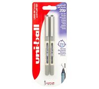 Uni-ball Eye Fine UB-157 Black Rollerball Pen, Pack of 2