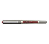 Uni-ball Eye liquid ink rollerball pen with fine 0.7mm ball width, 0.5mm line width and red ink, PACK of 12