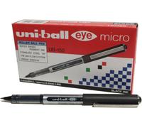 uni-ball Eye Micro Black Rollerball Pens, Premium 0.5mm Ballpoint Tip for Super
