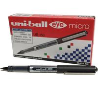 uni-ball Eye Micro Black Rollerball Pens, Premium 0.5mm Ballpoint Tip for Super