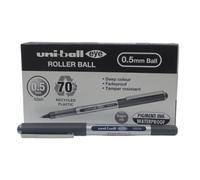 Uni-Ball Liquid Ink Rollerball Pen Ub-150E Black (Pack Of 12)
