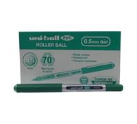 uni-ball Eye Micro Rollerball Pens, 0.5 mm, Green (12-Pack) | Smooth Liquid Ink, Comfortable Grip, Fade Resistant Super Ink, for School & Office Use