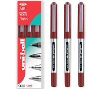 uni-ball Eye Micro UB-150 Gel Ink Pen - 0.5 mm - In Gift Box (Pack of 3, Red)