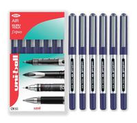 uni-ball Eye Micro UB-150 Gel Ink Pen - 0.5 mm - In Gift Box (Pack of 6, Blue)