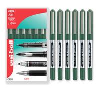 uni-ball Eye Micro UB-150 Gel Ink Pen - 0.5 mm - In Gift Box (Pack of 6, Green)