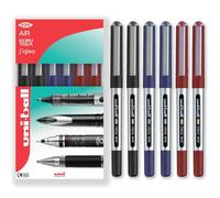 uni-ball Eye Micro UB-150 Gel Ink Pen - 0.5 mm - In Gift Box (Pack of 6, Multicolor)
