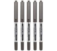 uni-ball Eye Micro UB-150 Rollerball Pens - Black, Pack of 5