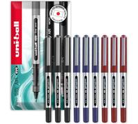 uni-ball Eye Micro UB-150E Gel Ink Pen - 0.5 mm - In Envelope Gift Packaging (Pack of 9, Multicolor)