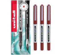 uni-ball Eye Micro UB-150E Gel Ink Pen - 0.5 mm - In Envelope Packaging (Pack of 3, Red)
