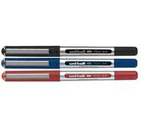 uni-ball EYE MICRO UB-150 MIXED PACK OF 3 [1 x Black, 1 x Blue, 1 x Red]
