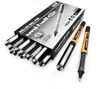 Uni-Ball Eye UB-150-10 Broad Liquid Ink Rollerball Pens - 1.0mm - Black - 12 + 2