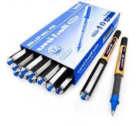 Uni-Ball Eye UB-150-10 Broad Liquid Ink Rollerball Pens - 1.0mm - Blue - Pack of 12 + 2